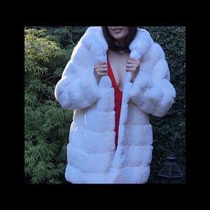 Bcbg Faux Fur Coat 